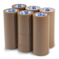 Brown Packing Tape 2 Inch x 110 Yards Moving Shipping Box Sealing 2.0 Mil