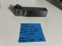valenite HPSDN-20-5D Indexible Carbide Lathe Toolholder MSDNN 6”OAL 1.25Shank