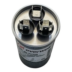 MOTOR RUN CAPACITOR DUAL 40/5 MFD 370 VAC 50/60HZ