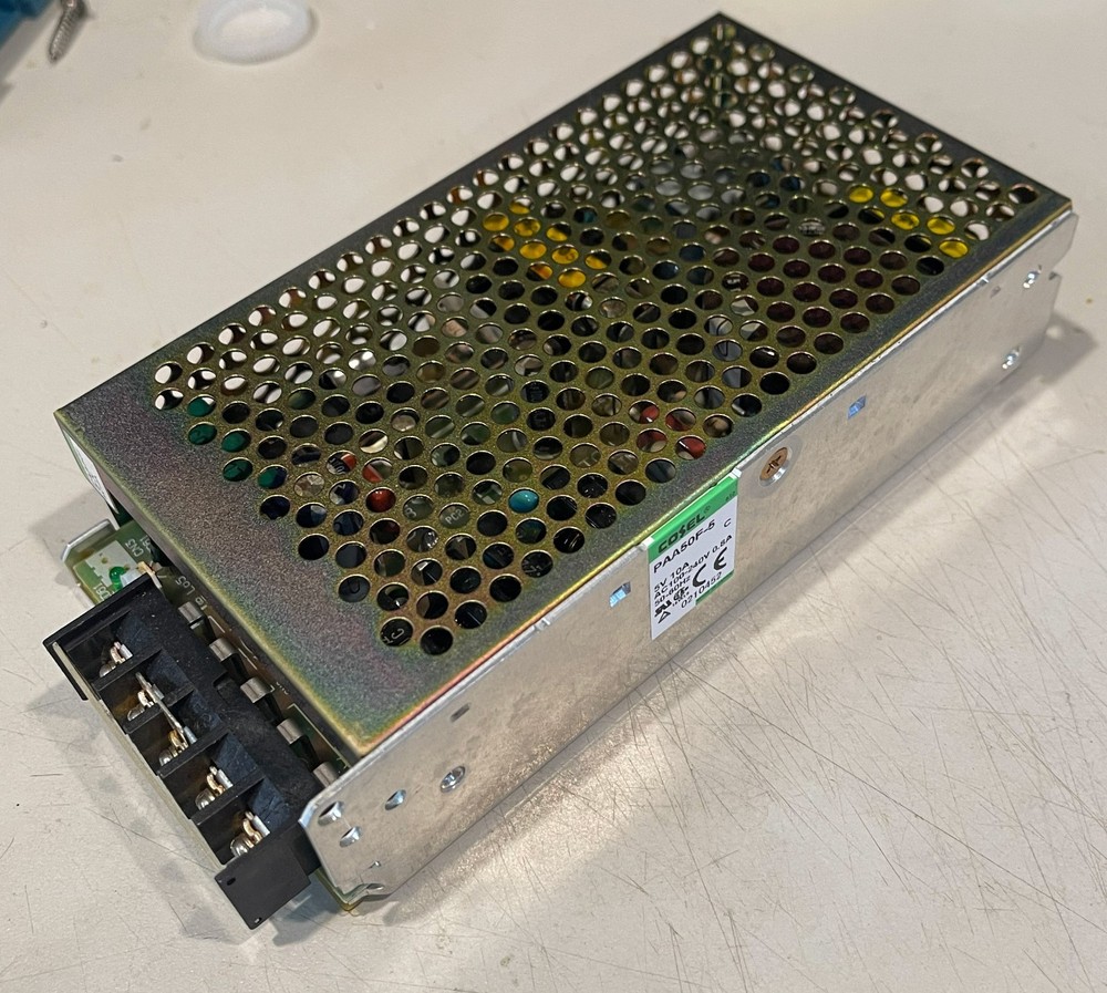 Open Box – Cosel PAA50F-5-N Power Supply 5 volts 10 amps w / cover