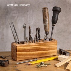 Solid Wood Pen Holder For Desk “ Fountain Pen Holder “ Stylish Wooden Pencil Hol