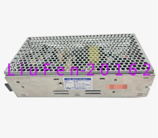 1pc used PW-MAD-75-MUL +5V5.5A+12V2.5A-12V1. 5A75W
