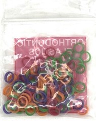 300 Assorted Neon Color Medium 1/4″ 6.4mm Latex Elastic Rubber Bands