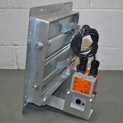 Dayton Motorized Control Damper 3HHP3, 12″ Square, 100-240V AC, Belimo Actuator
