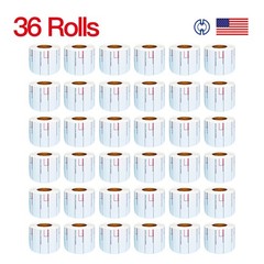 CAS LST-8010 Printing Scale Label, 58 x 40 mm, UPC 36 Rolls Per Case Box