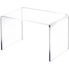 Plymor Clear Acrylic Small Rectangular Display Riser, 5″ H x 7.5″ W x 5″ D
