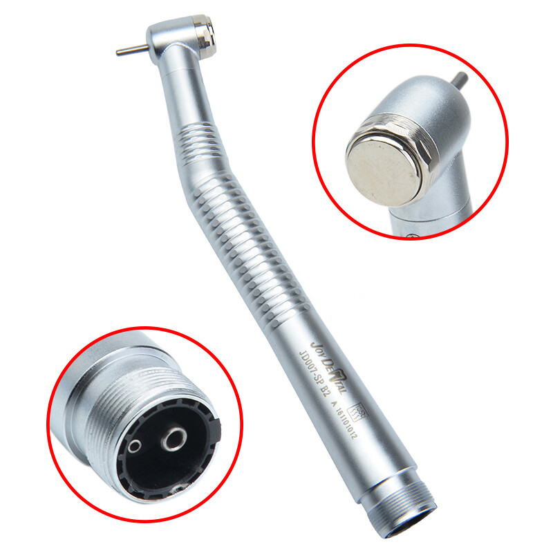JOY Dental High Speed Handpiece 4/2 Hole Standard Head Push Button Air Turbine