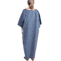 3 Pack – Hospital Patient Gown, IV, Tieside w/Telemetry Pocket, Size Medium – XL