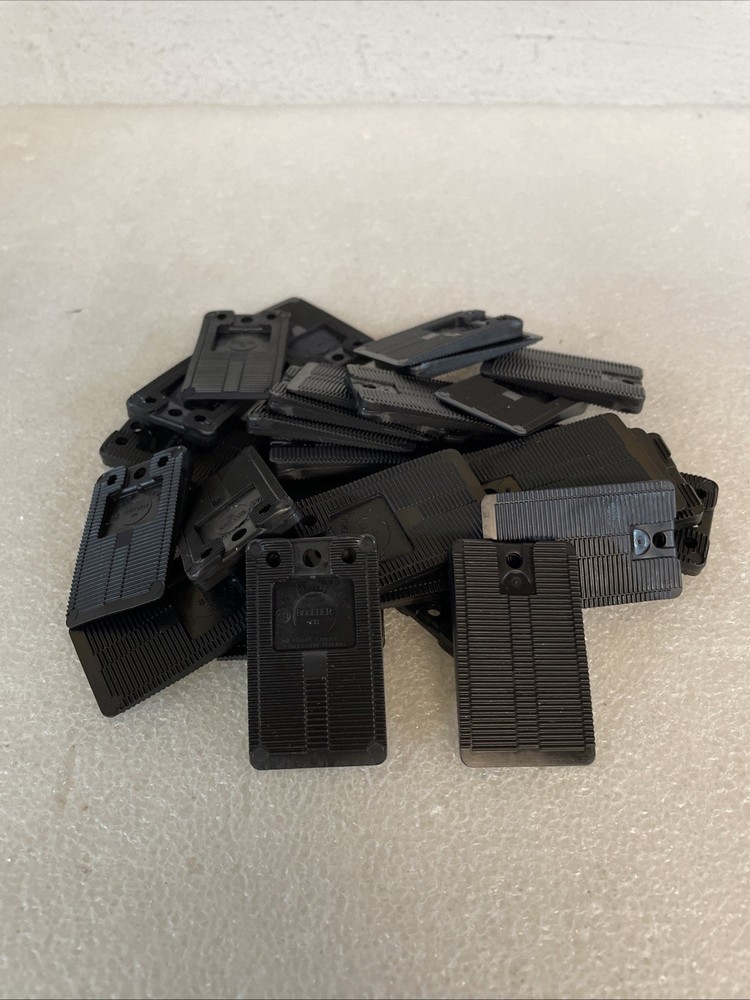 Wobble Wedges Flexible Plastic Shims Lot Of 30 Black New