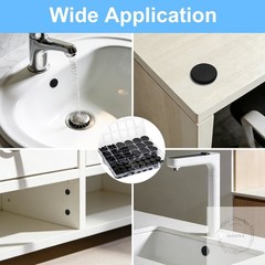 125Pcs Rubber Plugs for Round Holes, Durable and Long Service Life, 8 Sizes Hole