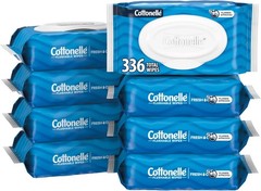 Cottonelle FreshCare Flushable Wet Wipes – 42 Count Flip-Top Moist Toilet Wipes
