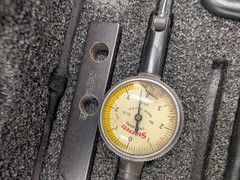 Starrett 711-T1 Last Word Dial Test Indicator .0001″ W / Case & Accessories