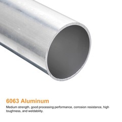 40mm OD 37mm Inner Dia 300mm Length 6063 Aluminum Tube for DIY