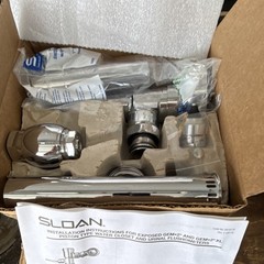 Sloan GEM 111-1.28 XL Manual Flush Valve Chrome Plate Finish 1.28 GPF 3070026