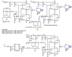 One Burn in Board (bare PCB) for testing up to 3 smaller OCXO modules – see text