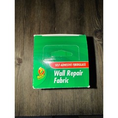 Duck Wall Repair Fabric 6in x 25ft White New Self-Adhesive Fiberglass Mesh