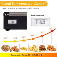3 Tiers 35″ Commercial Catering Food Warmer Desktop Pastry Food Display Case