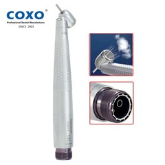 COXO Dental 45 Degree LED High Speed Handpiece Self-Power Oral Surgery Turbine