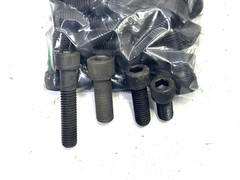 ASSORTED LOT OF 41 SOCKET SCREWS SIZES 1/2-13 AND 5/8-11 ASSORTED LENGTHS