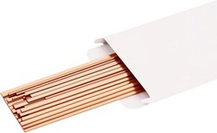 15% Silver Brazing Rods – 40 Sticks Flat Phos Copper Welding Rods for HVAC, Air