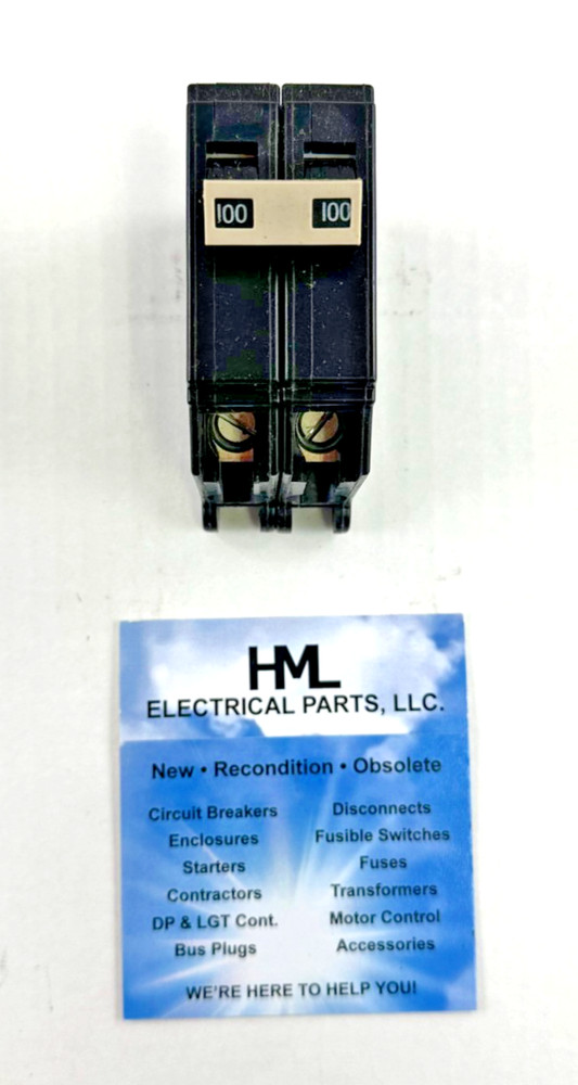 EATON, CH2100, 100A, 2 POLE, *NEW GENUINE EATON PART, BEWARE OF KNOCK OFFS