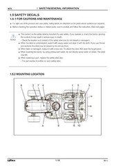 122 125 Tractor Service Manual Fits LS Mtron MT122 MT125 MT1 Series