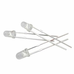 White 3MM Ultra Bright LEDs to Red/Blue/Green/White/Yellow Lamp Emitting Diode