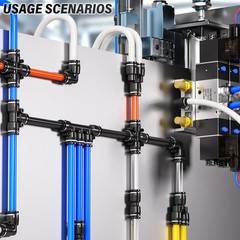 TAILONZ PNEUMATIC Black 4MM or 5/32 Inch OD 10 Meter 32.8ft PU Polyurethane Air