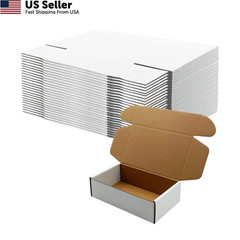 7x4x2 Inch White Shipping Boxes 25 Pack,Small Gift 7”x4”x2”,