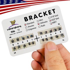 10x SANDENT Dental Orthodontics Brackets Brace Standard MBT 0.022″ Hooks 3-4-5