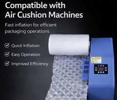 Air Pillow Bag Machine Bubble Cushion Wrap Film 8″ and 16″ x 918 ft