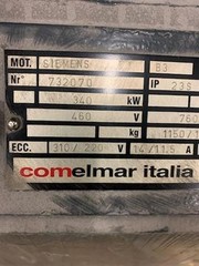 Siemens 1GH5 314 732070 DC Motor 340 KW 460 Volts 1150/1350 RPM B3