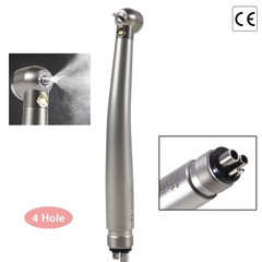 Dental Fiber Optic LED E-generator Fast High Speed Handpiece 4 HOLE NSK Style