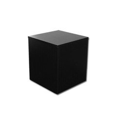18” x 18” Black Knockdown Bases Pedestal Base Box Cube Display Fixture Retail