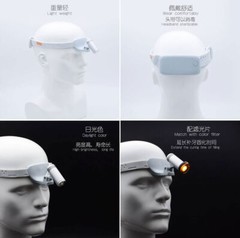 KWS Dental Medical 3W LED Head Light Wireless ENT Surgical Headlamp Headlight