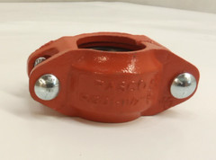 Rasco RGD1 1-1/2″ Angle Pad Rigid Grooved Coupling Ductile Iron EPDM Gasket