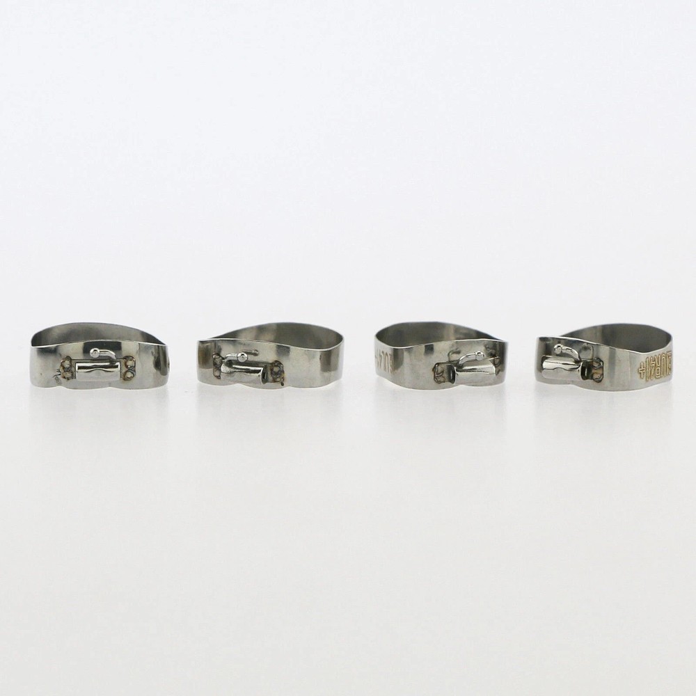 4 Pcs/Bag Orthodontic Dental Prewelded 1st Molar Buccal Tube Bands Roth 022