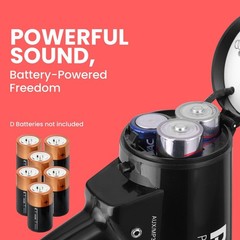 Pyle 40W Professional Megaphone Bullhorn w/ Siren & Aux-In for Music PMP43IN