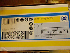 HERMES VC 151 – LONGLIFE VEL 5″ P 220 – 100PCS