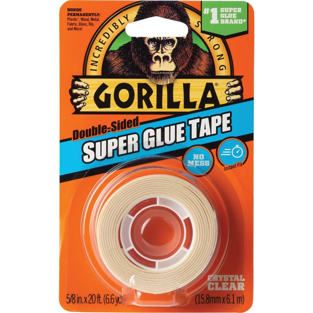 Gorilla 5/8 In. x 20 Ft. Super Glue Tape 109340 Gorilla 109340 052427017499 null