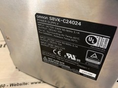 Omron 24V DIN Mounted Power Supply – S8VK-C24024 w/Warranty
