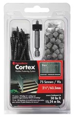FastenMaster Cortex Hidden Fasteners 2-1/2″, Island Mist, FMCTX-TX75TSLM (75ct)