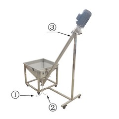 Automatic Spring Feeding Feeder Screw Conveying Inclined Feeding Machine 220V
