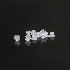 100pcs Dental Ortho Lingual Button Bondable Round/Rectangular Base Ceramic/Metal