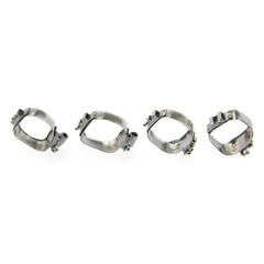 85 Sets Orthodontic Molar Bands Buccal Tube Roth 022 Double Lingual Sheath 3M