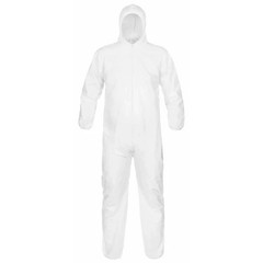 Lakeland MicroMax® Coverall – Hood, Elastic Wrist/Ankle, Size Small, 25 per case