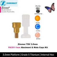 Overdenture Locator Abutment Removable Anchor Internal Hex BioHorizons Tapered