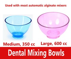 Dental Impression Material Mixing Bowls Flexible Mixing Bowl 300 cc or 600cc