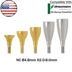 US Dental Healing Abutment NC/RC Healing Closure Caps Fit Straumann ITI BL/BLT
