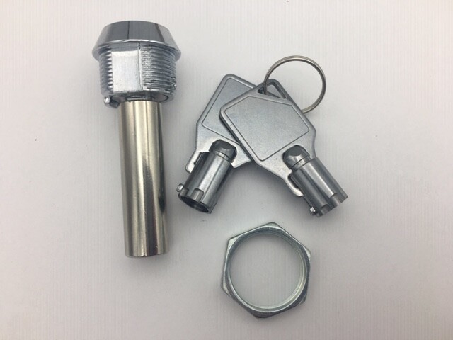 Wizard Spiral Gumball Machine Replacement Top Lid Lock with Screw Tip Attachment